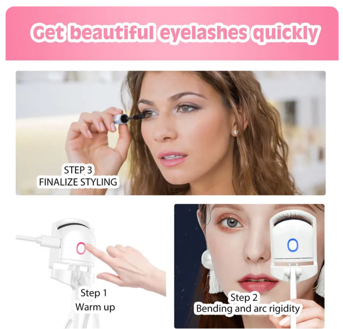 GlowLash™ Electric Heated Eyelash Curler